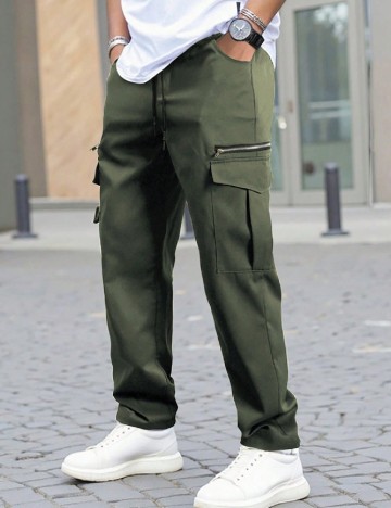 Pantaloni SHEIN, verde