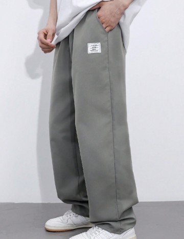Pantaloni Shein Kids, gri