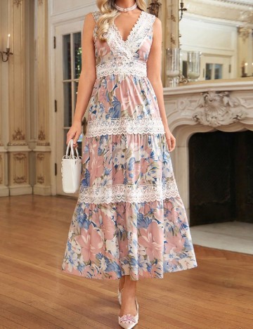 Rochie lunga SHEIN, roz