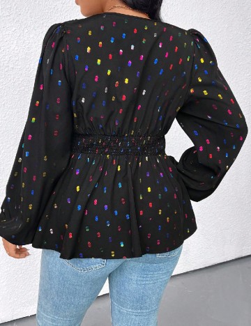 Bluza SHEIN CURVE, negru