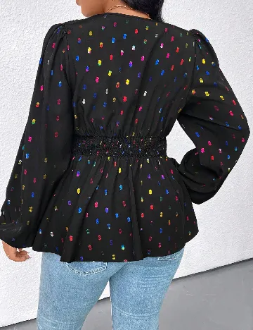 Bluza SHEIN CURVE, negru
