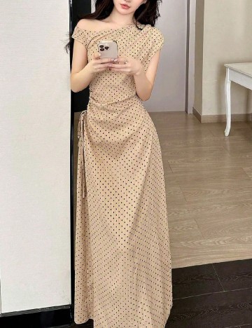 Rochie lunga SHEIN, maro