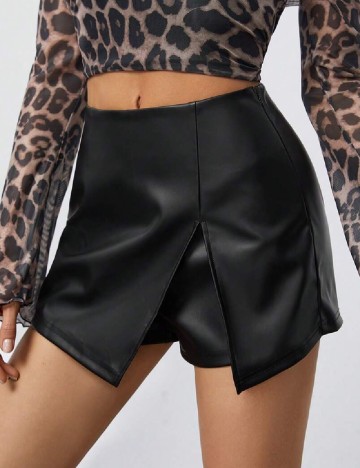 Fusta pantalon SHEIN, negru