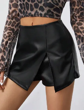 Fusta pantalon SHEIN, negru