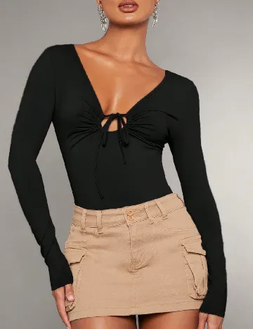 Top SHEIN, negru