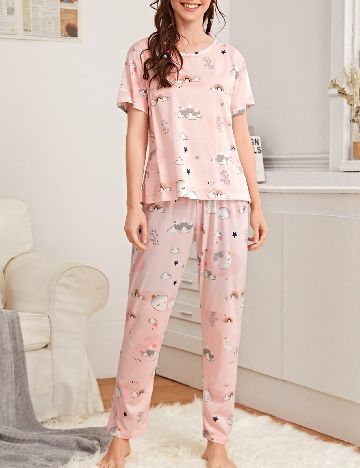 Pijama SHEIN, roz