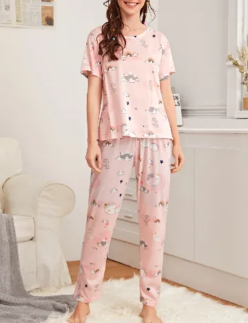 Pijama SHEIN, roz