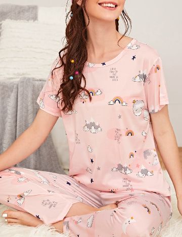 Pijama SHEIN, roz