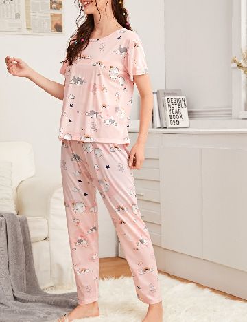 Pijama SHEIN, roz