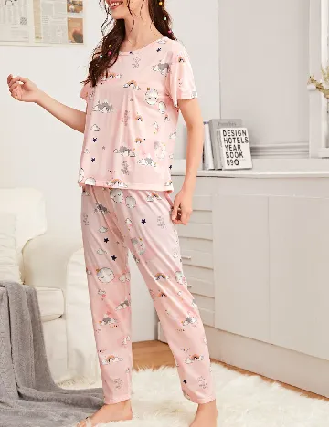 Pijama SHEIN, roz