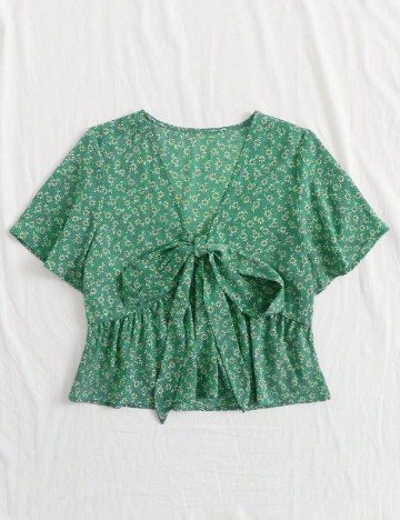Top SHEIN, verde
