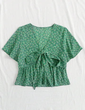 Top SHEIN, verde