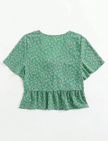 Top SHEIN, verde