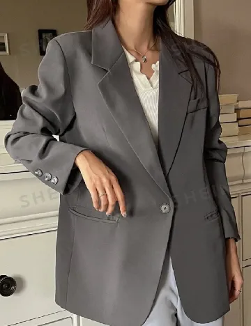 Sacou Oversize Dazy, gri