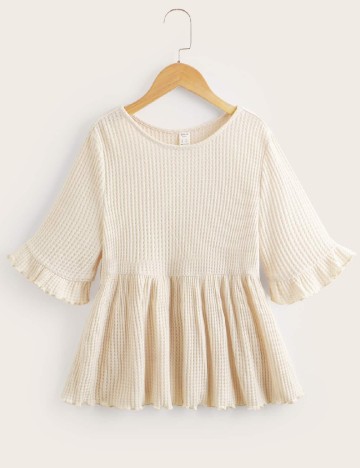 Bluza Shein Kids, crem
