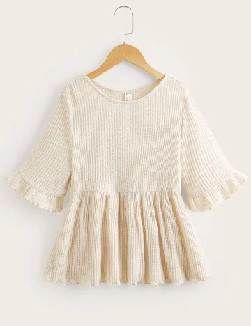 Bluza Shein Kids, crem