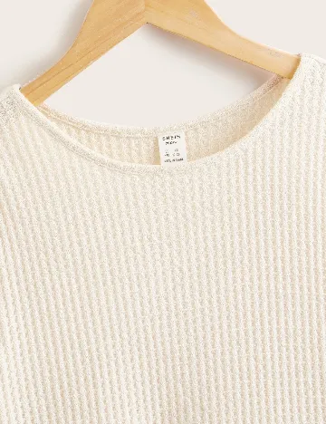 Bluza Shein Kids, crem