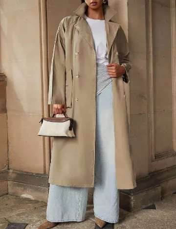 Trench SHEIN, maro deschis