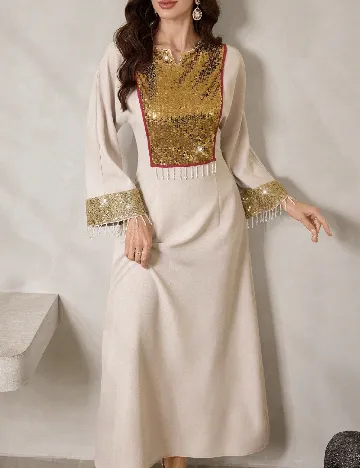 Rochie lunga SHEIN, bej