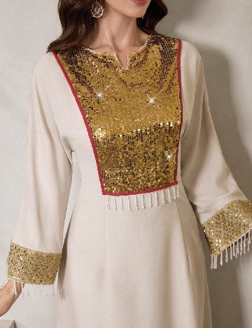 Rochie lunga SHEIN, bej