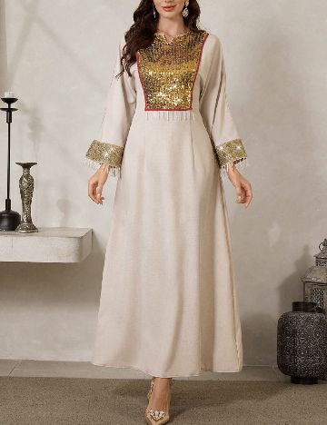 Rochie lunga SHEIN, bej