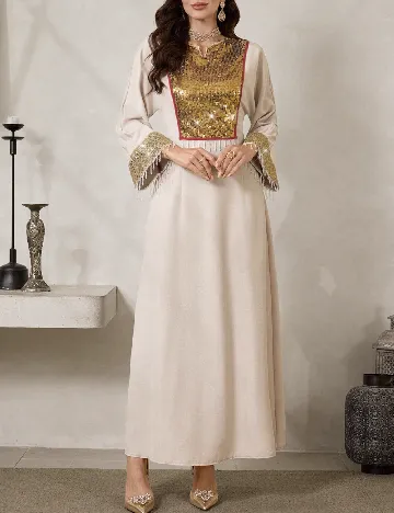 Rochie lunga SHEIN, bej