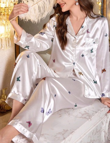 Pijama SHEIN, alb