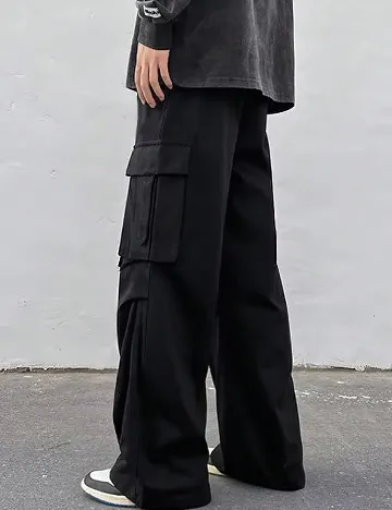 Pantaloni SHEIN, negru