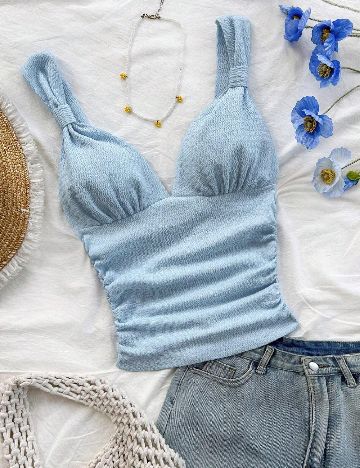 Top SHEIN, albastru