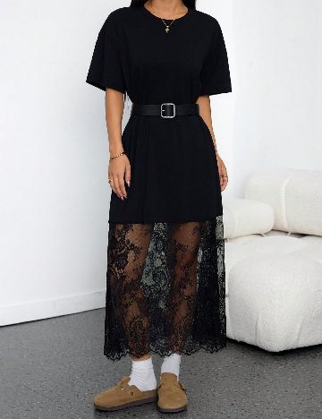 Rochie medie SHEIN, negru