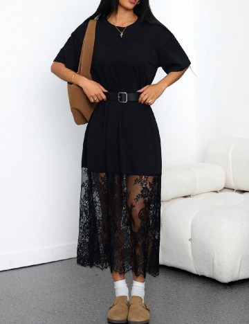 Rochie medie SHEIN, negru