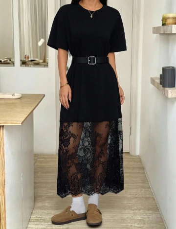 Rochie medie SHEIN, negru