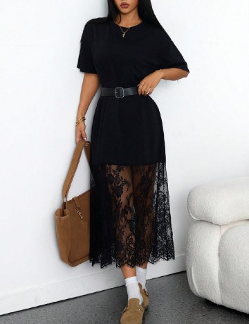 Rochie medie SHEIN, negru