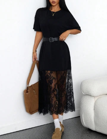 Rochie medie SHEIN, negru
