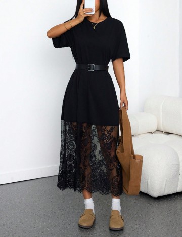 Rochie medie SHEIN, negru