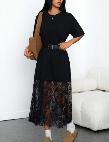 Rochie medie SHEIN, negru