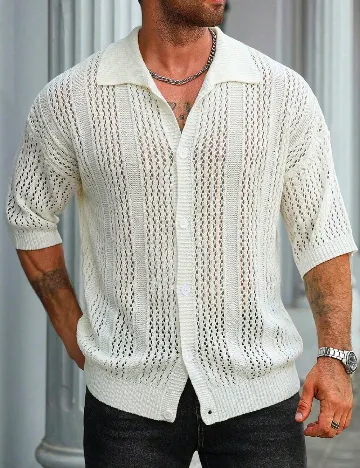 Tricou SHEIN, crem