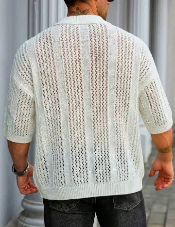 Tricou SHEIN, crem