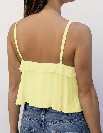 Top SHEIN, galben