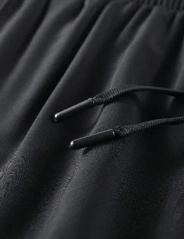Pantaloni scurti SHEIN Plus Size Men, negru
