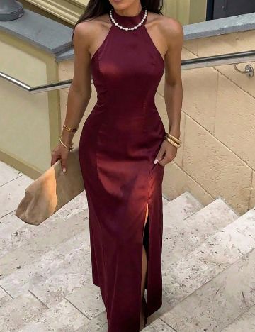 Rochie lunga SHEIN, rosu