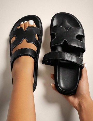 Slapi SHEIN, negru