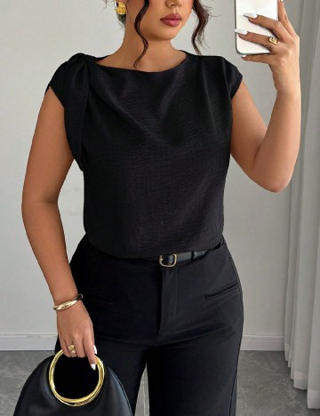 Bluza SHEIN CURVE, negru