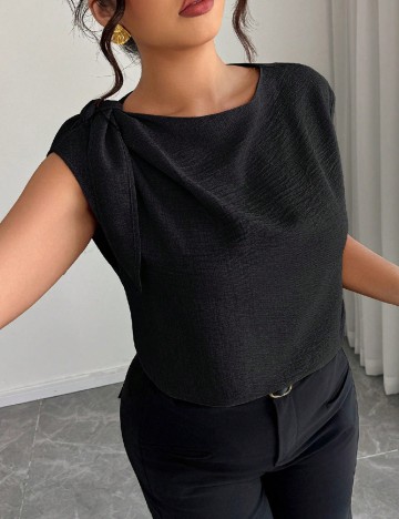 Bluza SHEIN CURVE, negru
