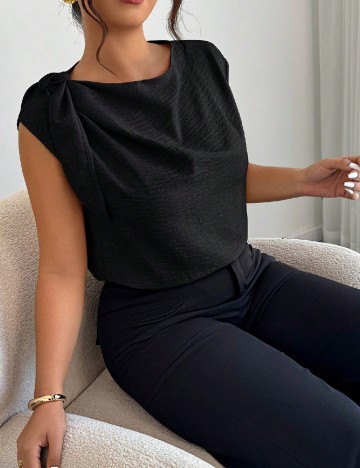 Bluza SHEIN CURVE, negru