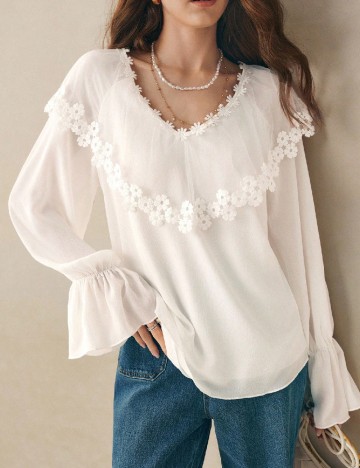 Bluza SHEIN, alb