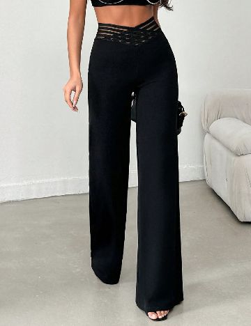 Pantaloni SHEIN, negru