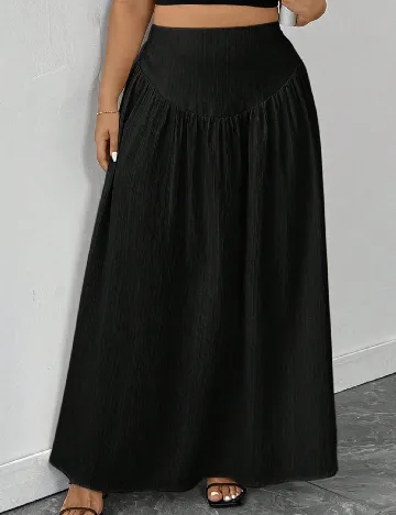 Fusta SHEIN CURVE, negru