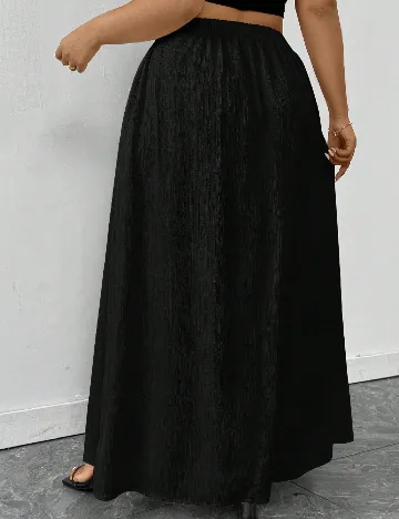 Fusta SHEIN CURVE, negru