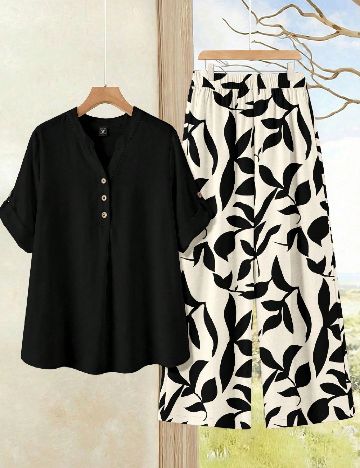 Compleu SHEIN CURVE, negru